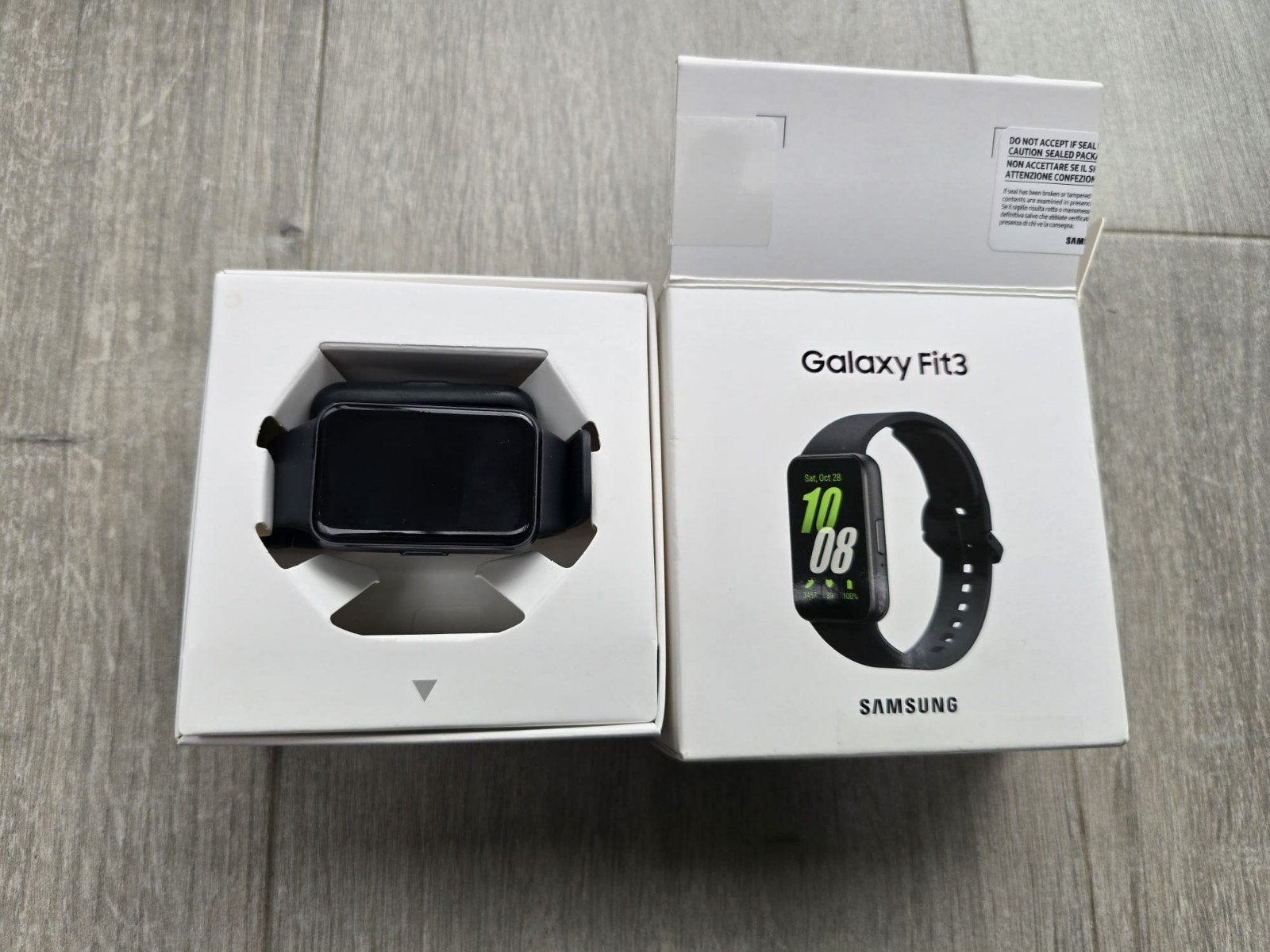samsung galaxy fit 3, Zwart, Samsung ⌚️, Ophalen of Verzenden, Zo goed als nieuw