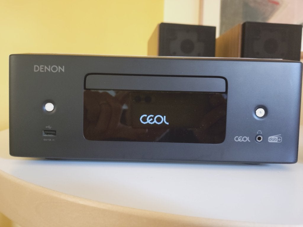 DENON RCDN12 black CEOL mini s, Ophalen, Zo goed als nieuw, 60 tot 120 watt, Denon