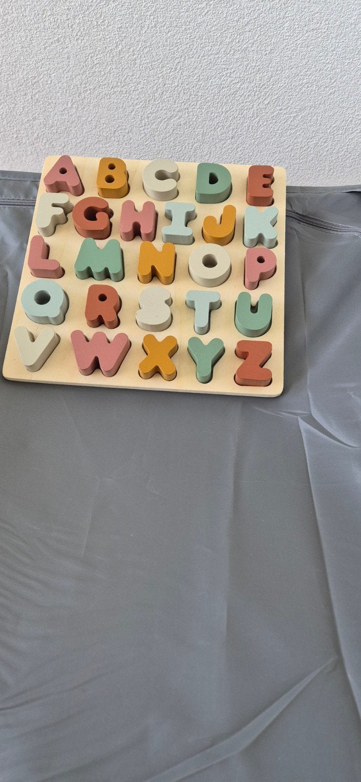 Houten Alfabet Puzzel - Educatief Speelgoed, Kinderen en Baby's, Speelgoed | Educatief en Creatief, Ophalen of Verzenden, Zo goed als nieuw