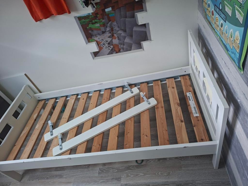 IKEA Kritter peuterbed met lattenbodem, Ophalen, Gebruikt, 70 tot 85 cm, Lattenbodem