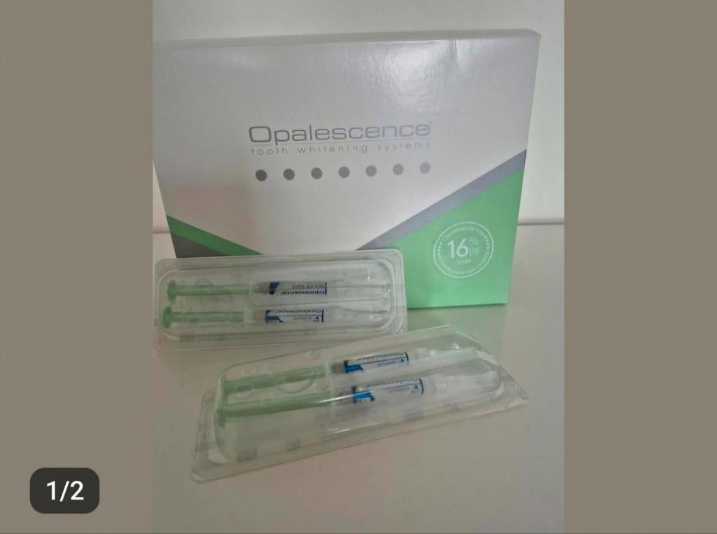 Opalescence PF 16% Mint bleekgel -  2 spuiten, Ophalen of Verzenden, Nieuw, Overige typen