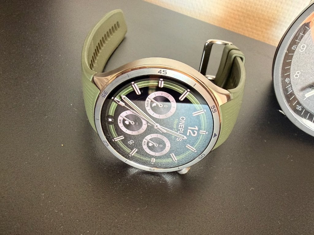 OnePlus Watch 3 Titanium Green, Conditie, Ophalen of Verzenden, Zo goed als nieuw, Waterdicht