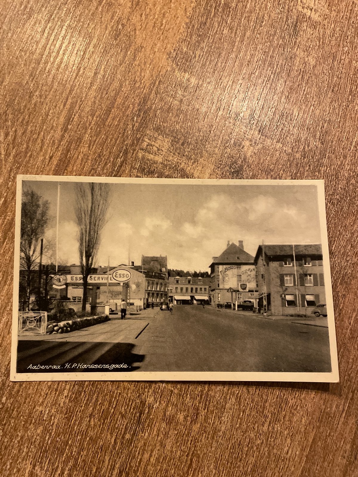 Oude ansichtkaart Aabenraa, H. P. Hanssensgade, Denemarken, Ophalen of Verzenden, 1940 tot 1960, Ongelopen, Overig Europa