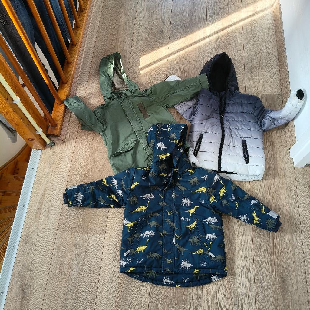 3x jas 98-104 zomer, winter en tussenjas, Ophalen, H&M, Zo goed als nieuw, Jongen