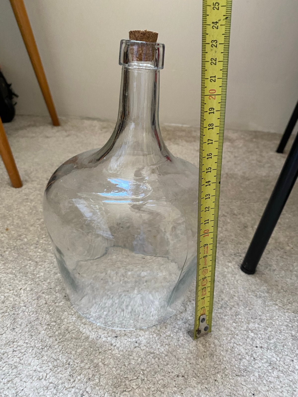 Glazen stolp met kurk - Ideaal voor decoratie, Glas, Ophalen of Verzenden, Nieuw, Met kurk