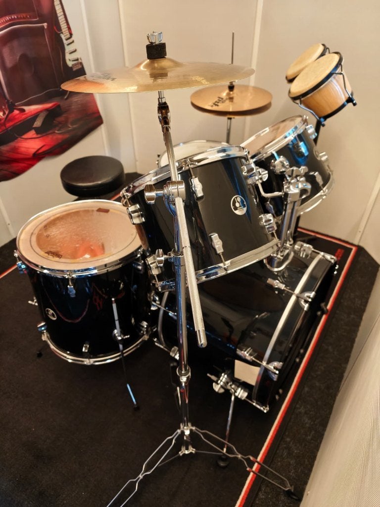 Drumstel - Sonor force 507 incl. bongo, Ophalen, Gebruikt, Sonor