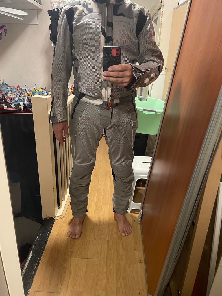 Damen Doorwaai pak kafler in verwerkt .L/xl, Motoren, Ophalen of Verzenden, Tweedehands, Heren, Combipak