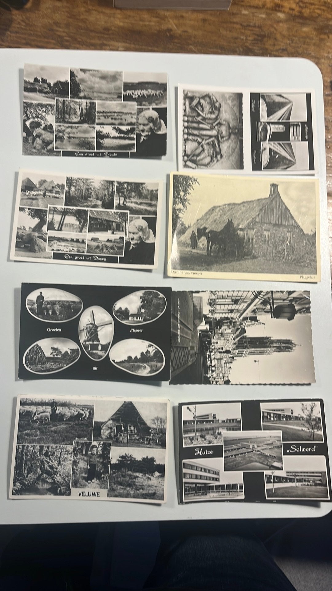 16 ansichtkaarten Nederland, Verzamelen, Ophalen of Verzenden, 1940 tot 1960, Gelderland