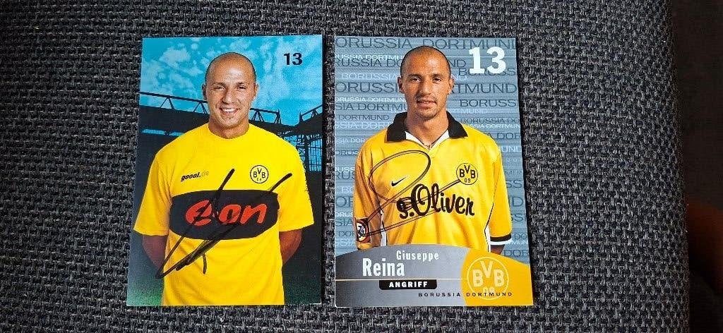 Spelerskaart met handtekening; Giuseppe Reina # Dortmund, Ophalen of Verzenden, Nieuw, Buitenlandse clubs, Spelerskaart