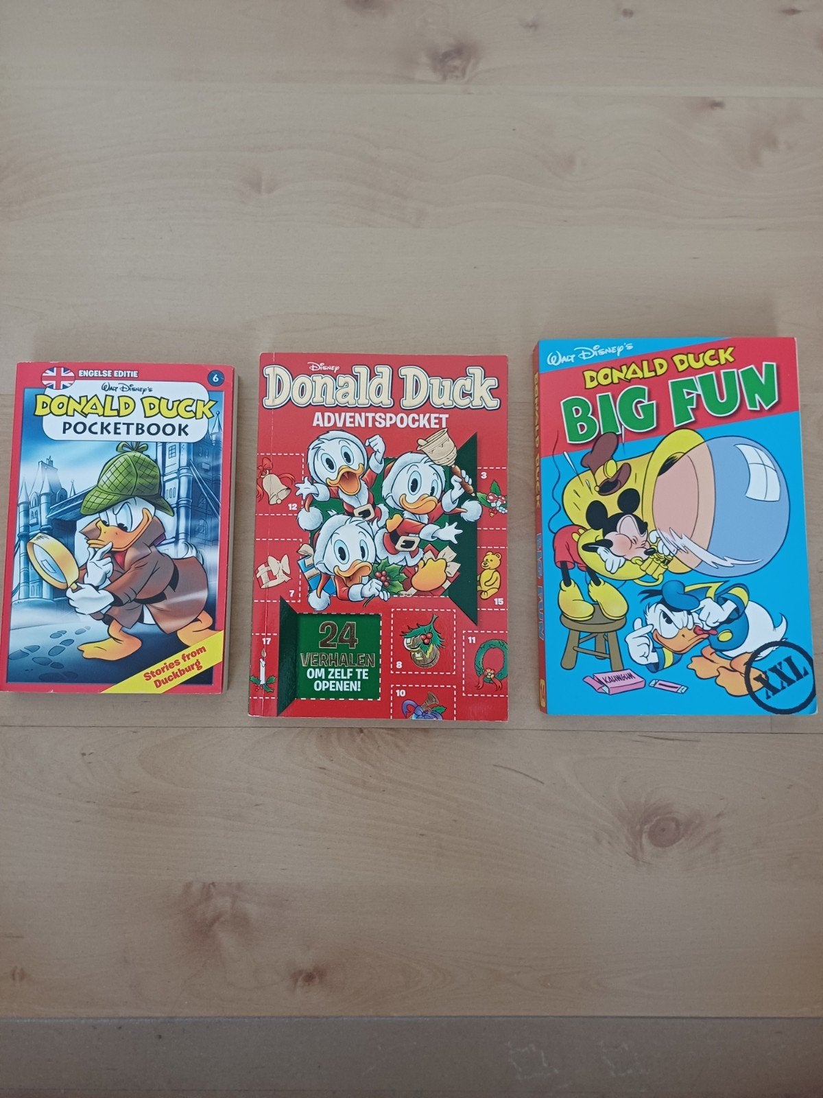 Donald Duck Pocketbook, Adventspocket & Big Fun stripboek, Boeken, Meerdere stripboeken, Ophalen of Verzenden, Gelezen, Walt Disney