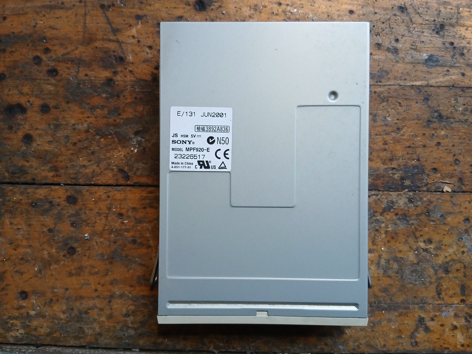 Sony MPF920-E 3.5 inch Floppy Disk Drive, Intern, Gebruikt, Onbekend, Ophalen of Verzenden