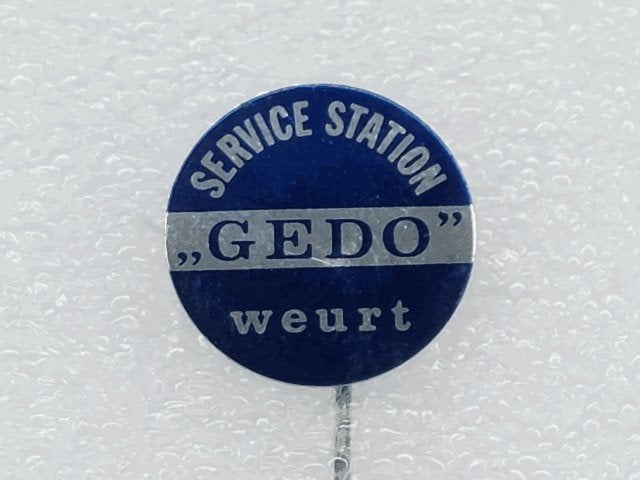 SP2327 Speldje Service station GEDO Weurt, Ophalen of Verzenden, Gebruikt, Overige onderwerpen