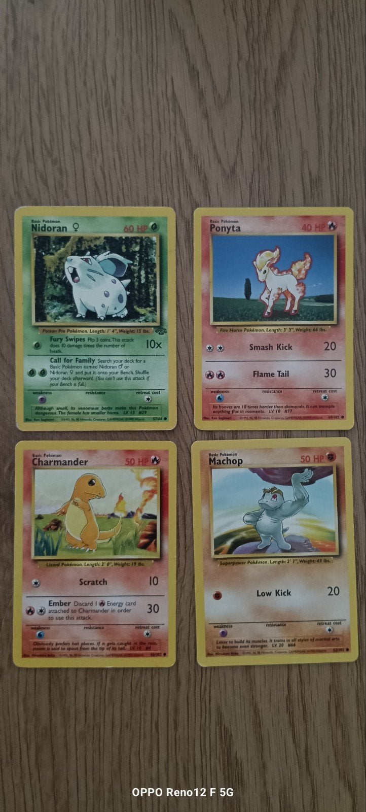 Pokémon kaarten 1995, Ophalen of Verzenden, Gebruikt, Meerdere kaarten