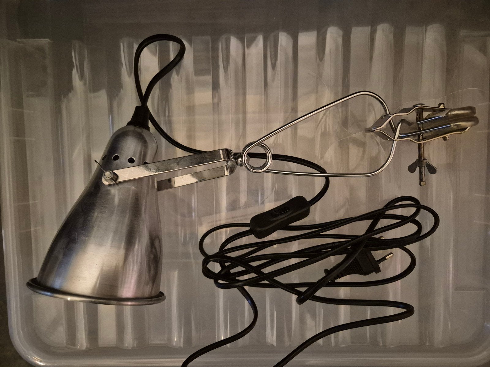 IKEA KROBY Klemlamp, E14 (klein), Nieuw, Zilver, Modern