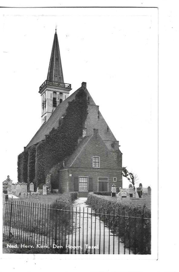 Den Hoorn, Texel, Ophalen of Verzenden, 1940 tot 1960, Gelopen, Waddeneilanden