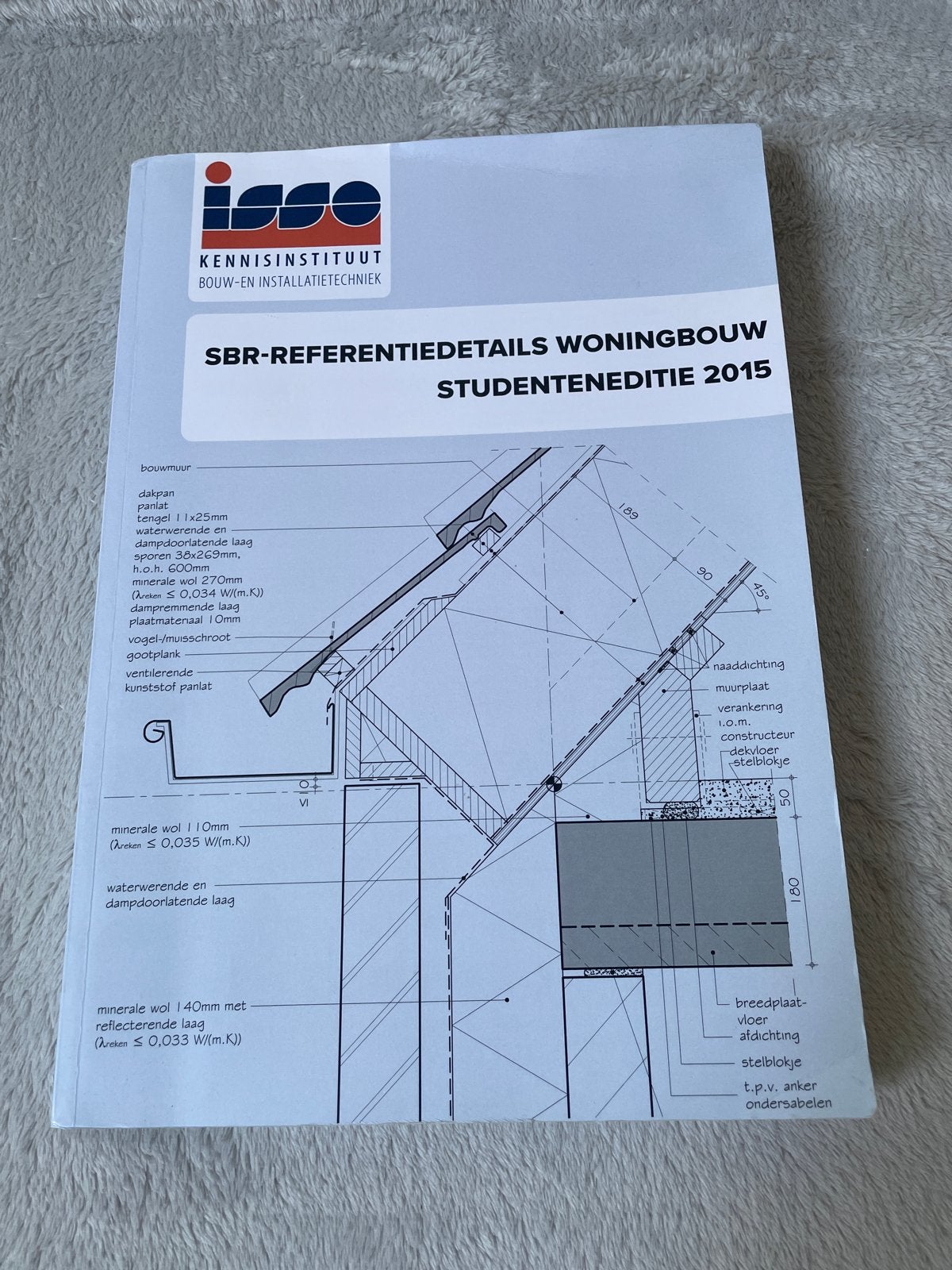 SBR Referentiedetails Woningbouw Studenteneditie 2015, Ophalen of Verzenden, Beta, Zo goed als nieuw, HBO