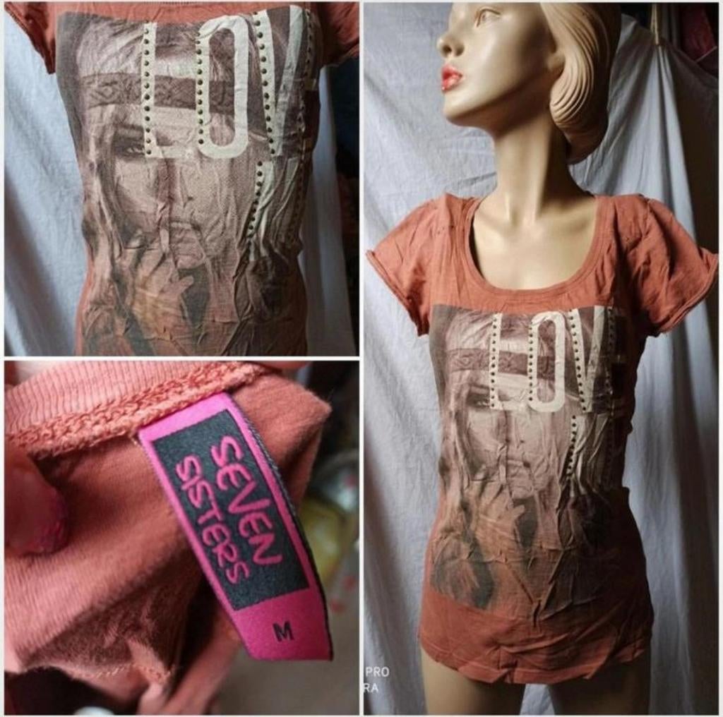 Super leuk ibiza style shirtje M, Maat 38/40 (M), Bruin, Ophalen of Verzenden, Zo goed als nieuw