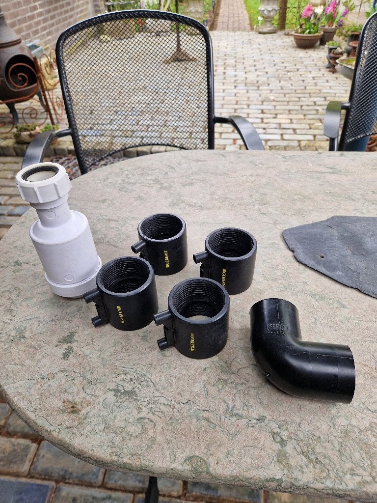 Geberit nieuw waterslot - afvoerbocht - 4x elektromof, Ophalen of Verzenden, Nieuw, Overige typen