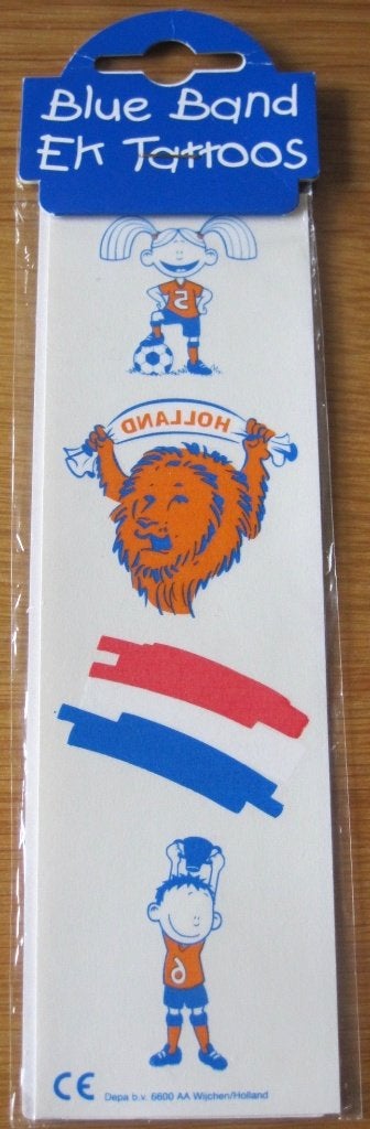 Blue Band EK tattoos - Euro 2000 - nieuw in verpakking, Ophalen of Verzenden, Nieuw, Sport