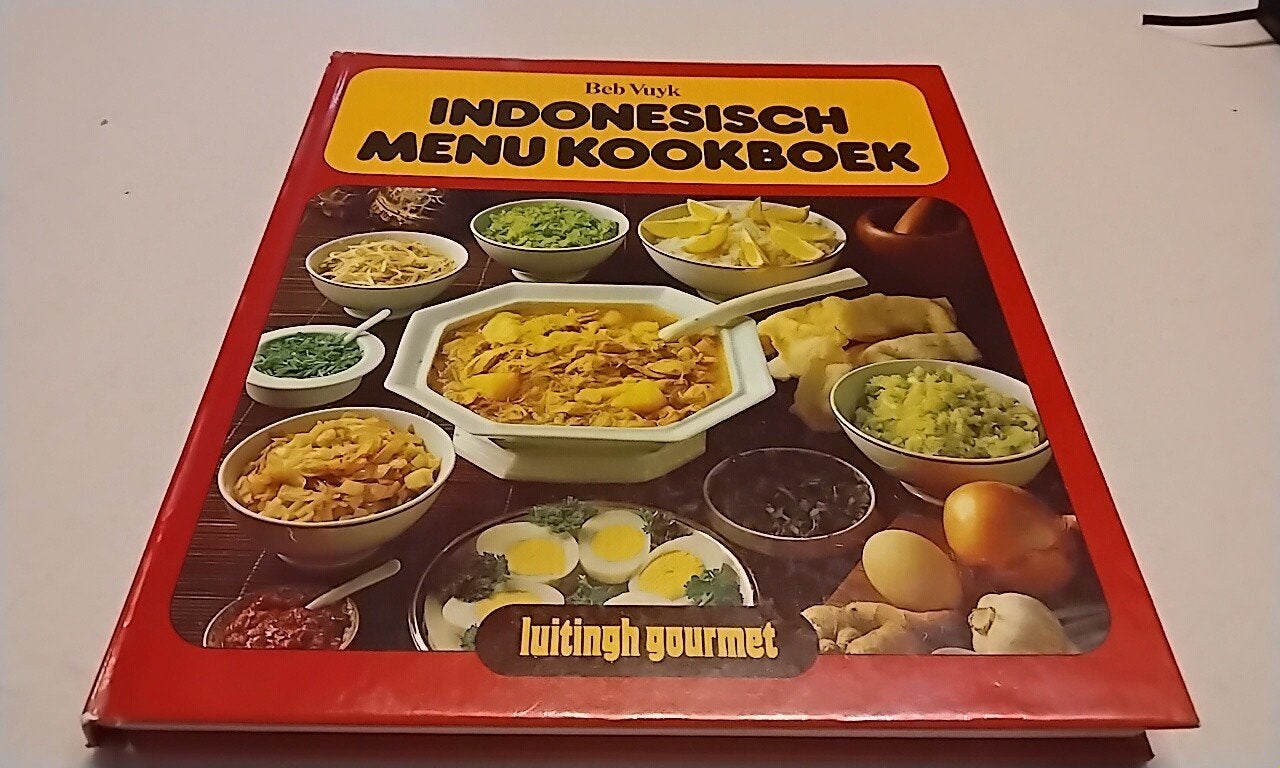 Indonesisch Menu Kookboek - Beb Vuyk (1979), Gelezen, Azië en Oosters, Ophalen of Verzenden, Beb Vuyk