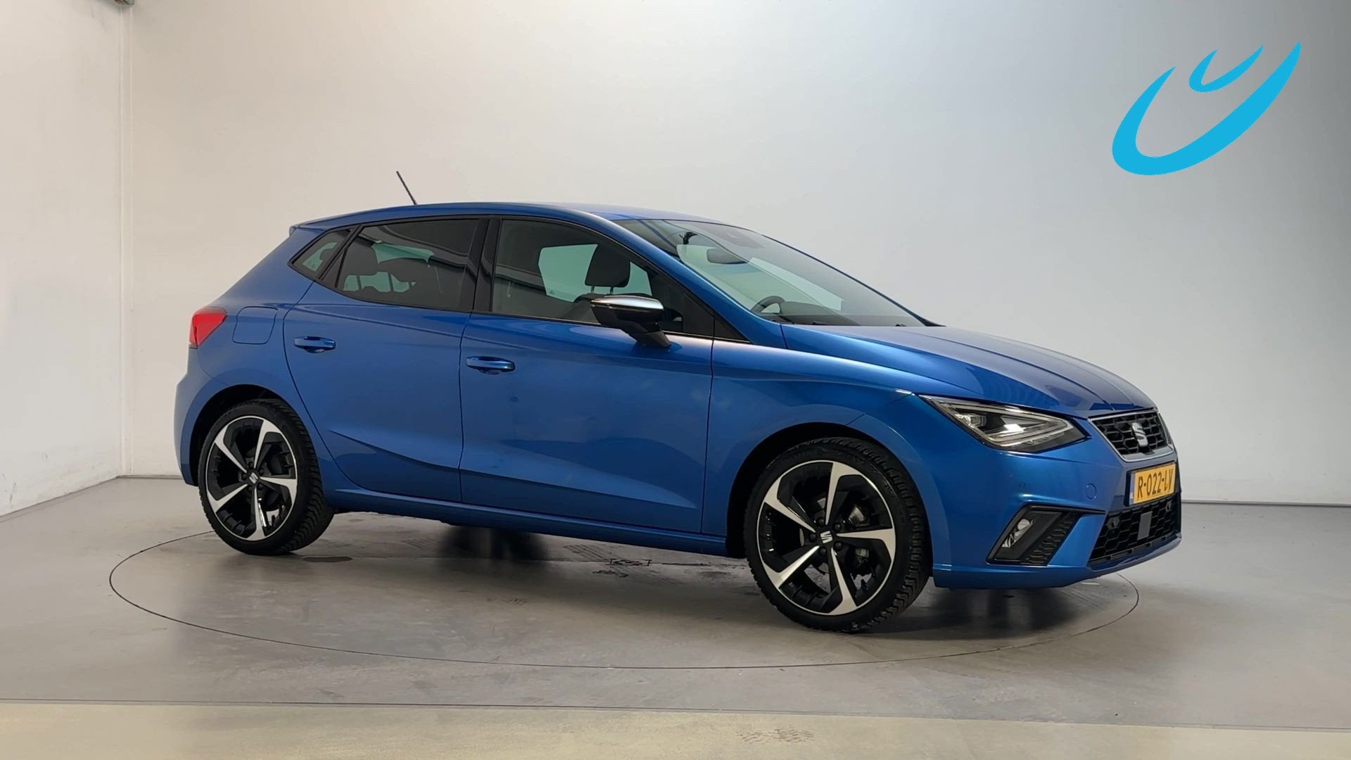 Seat Ibiza 1.0 EcoTSI FR LED App-Connect Climate Control Par, Dealer onderhouden, Stof, Met garantie (alle), Blauw