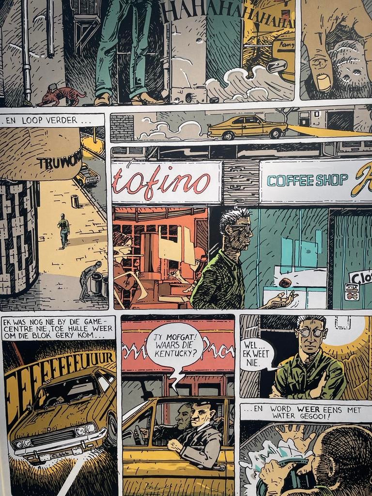 Gesigneerde strip print - Unieke kunst aan de muur, Antiek en Kunst, Kunst | Litho's en Zeefdrukken, Ophalen of Verzenden