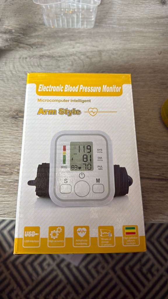 Bloeddrukmeter voor de arm, Ophalen of Verzenden, Nieuw, Overige typen