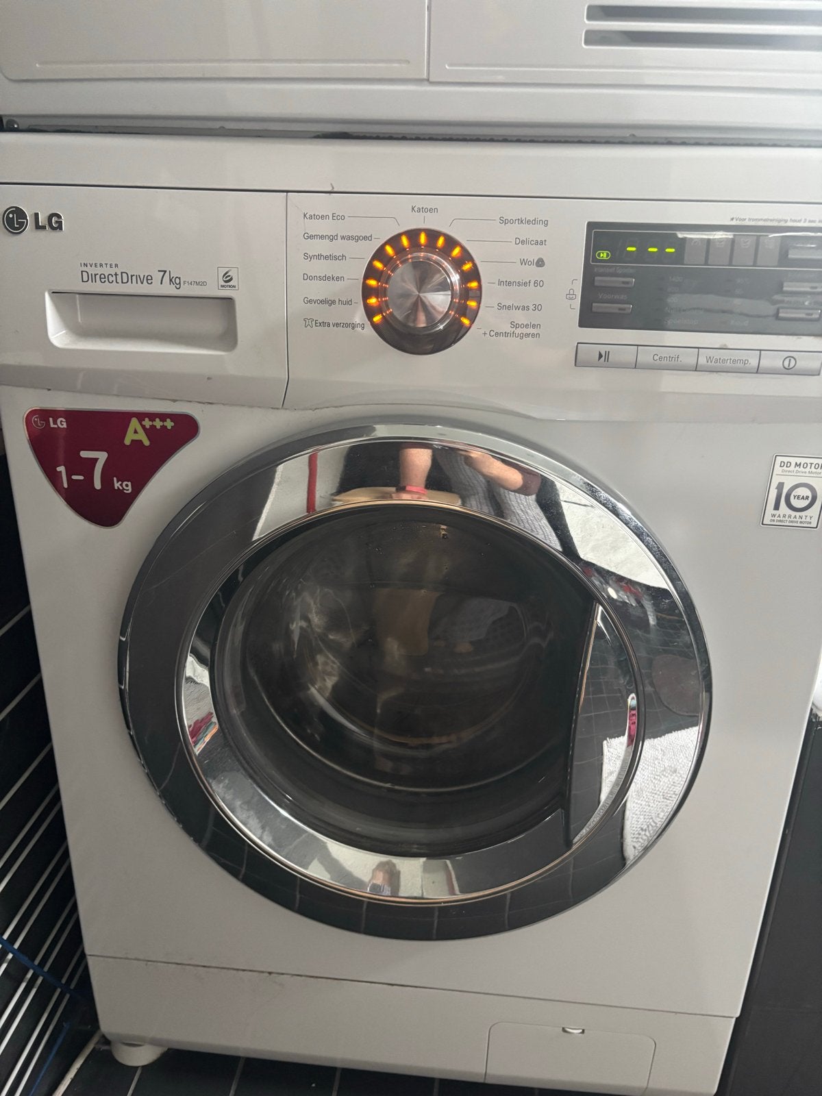 Wasmachine A+++, Witgoed en Apparatuur, Wasmachines, Gebruikt, Voorlader, 6 tot 8 kg, 85 tot 90 cm, 1200 tot 1600 toeren, Energieklasse A of zuiniger