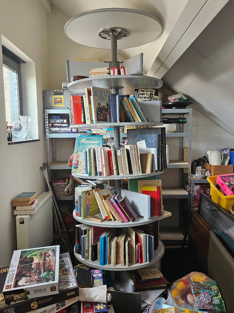 Carrousel voor boeken of ordners, Ophalen, Gebruikt