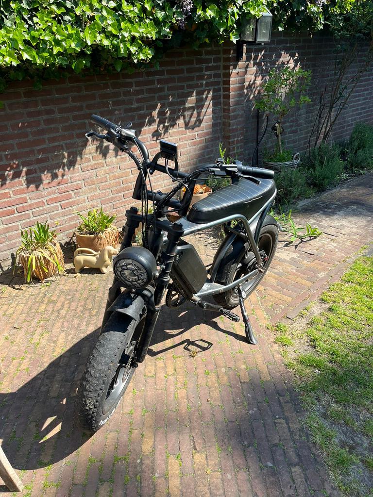 Ouxi V8 250 Fatbike - Krachtige E-bike met Brede Banden, Gebruikt, Minder dan 47 cm, 30 tot 50 km per accu, Ophalen
