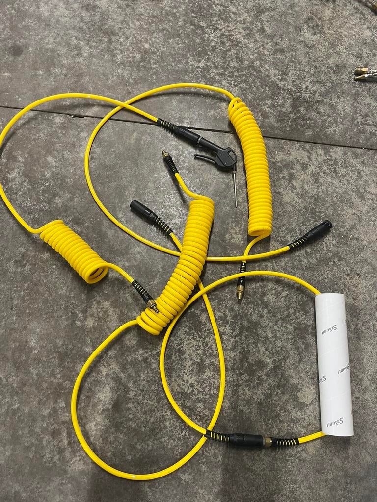 3x Stäubli spiraalslang perslucht (nieuw met koppelingen), Ophalen, Nieuw, Overige typen