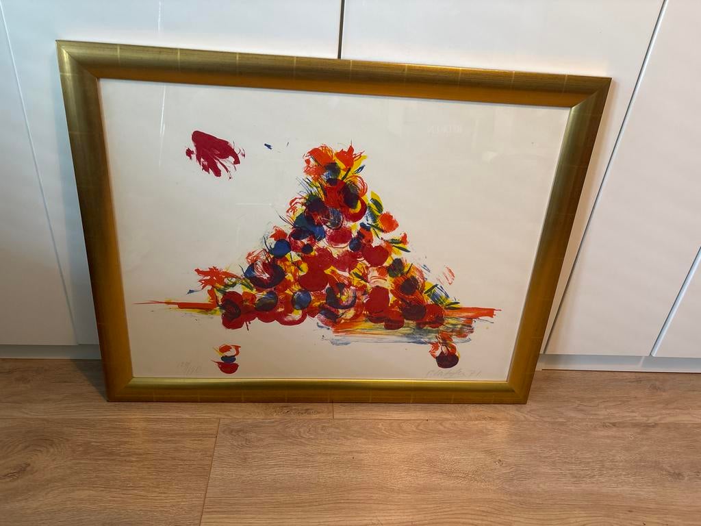 Ger Lataster - De brillenpyramide (ingelijst), Antiek en Kunst, Ophalen