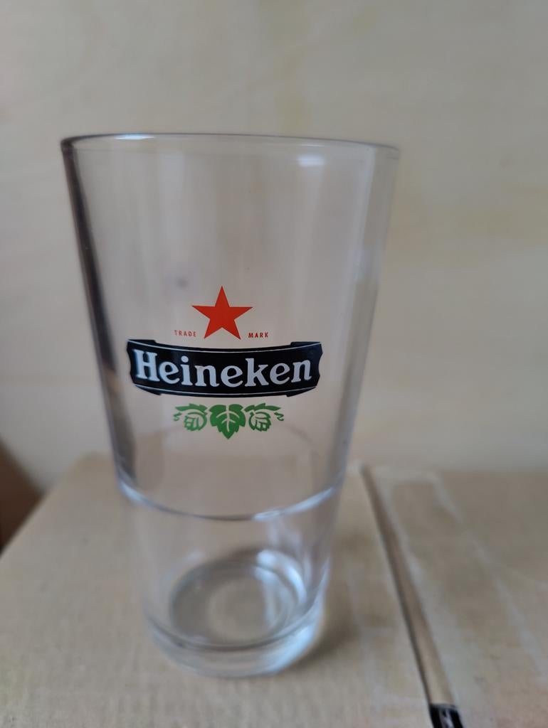 Heineken Glas 25cl - Nieuw, Ophalen of Verzenden, Nieuw, Overige materialen, Los bestek