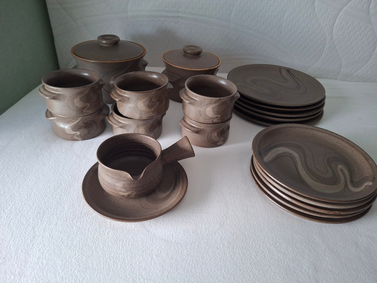 Vintage keramiek servies - Larbert pottery, Overige merken, Keramiek, Ophalen of Verzenden, Zo goed als nieuw