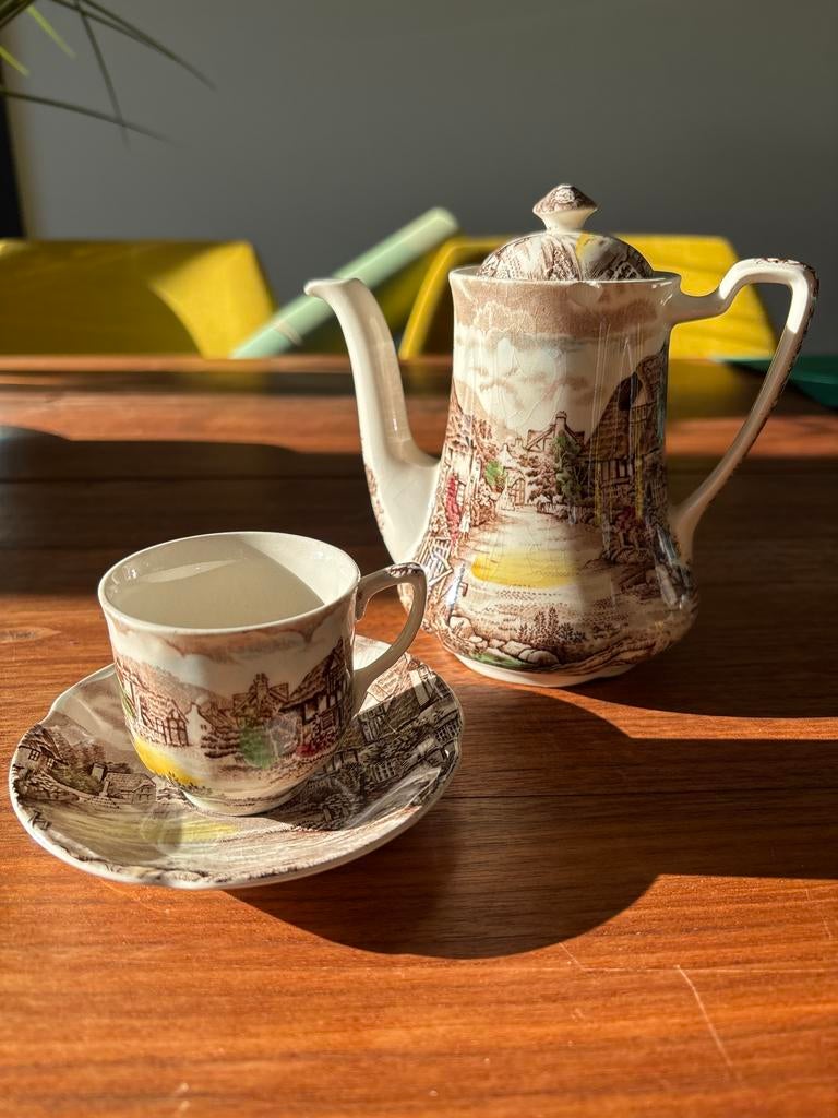 Johnson Bros Olde English Countryside Koffie/Theeservies, Ophalen of Verzenden