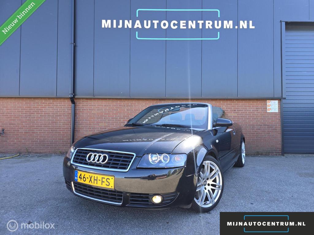 Audi A4 Cabriolet 2.4 V6 Exclusive, Voorwielaandrijving, Gebruikt, Zwart, Cabriolet