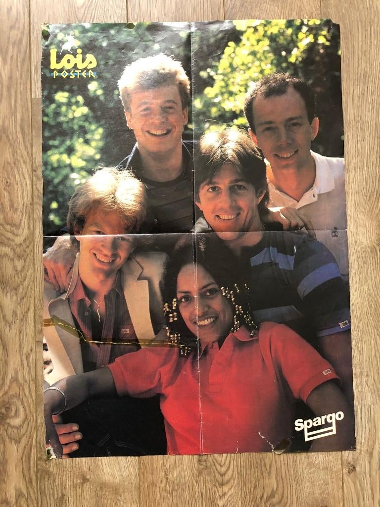 Poster popgroep "Spargo" oktober 1980, Ophalen of Verzenden, A1 t/m A3, Muziek, Rechthoekig Staand