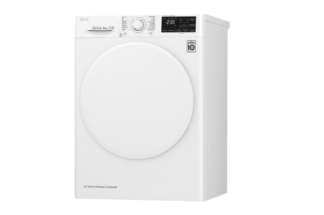 LG RC8OU2AVOQ ECOHYBRID Warmtepompdroger, Witgoed en Apparatuur, Wasdrogers, Ophalen, 8 tot 10 kg, Zo goed als nieuw, 85 tot 90 cm