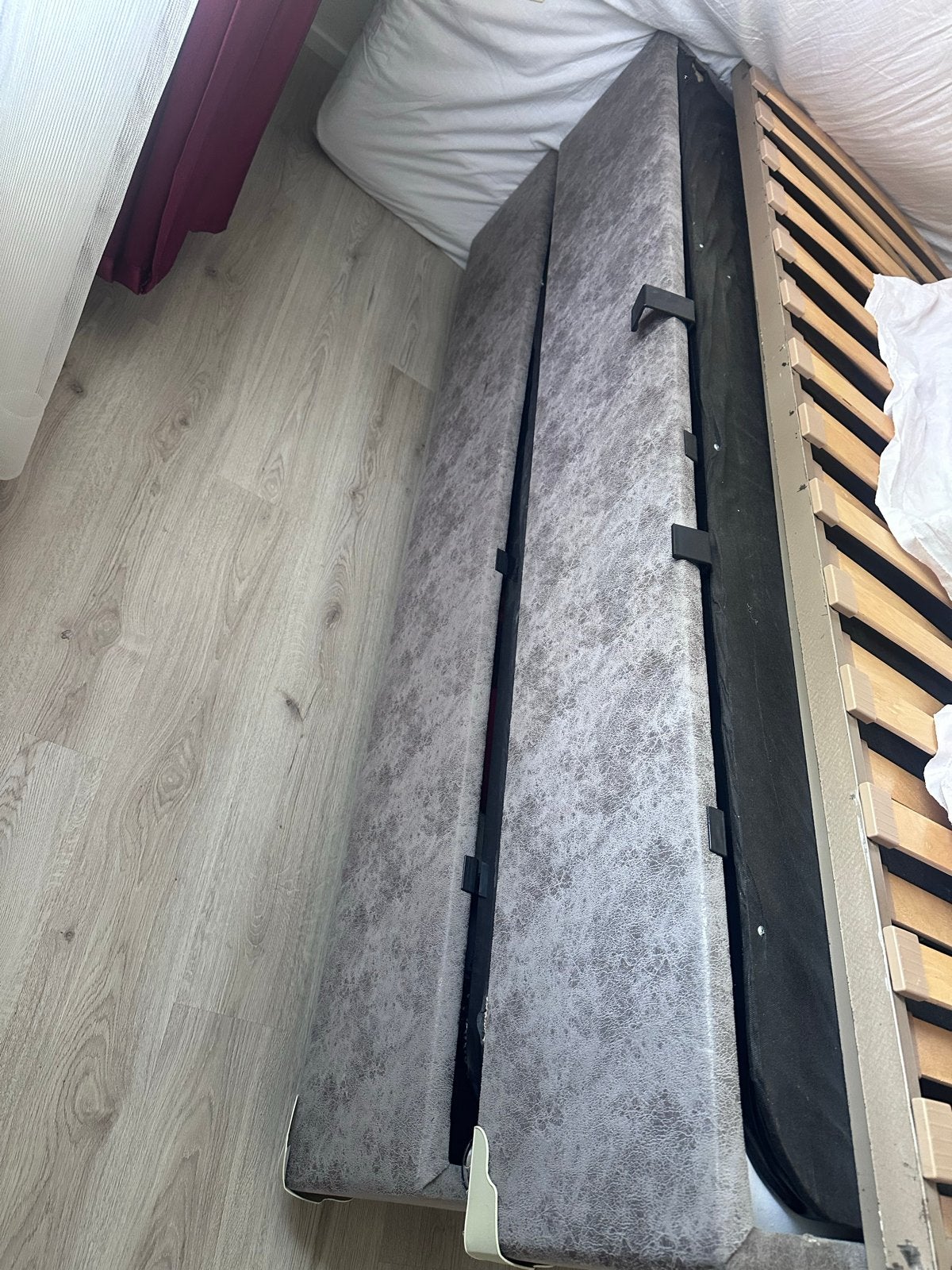 Tweepersoonsbed met matras, gebruikte staat, Gebruikt, Tweepersoons, Ophalen of Verzenden, 180 cm