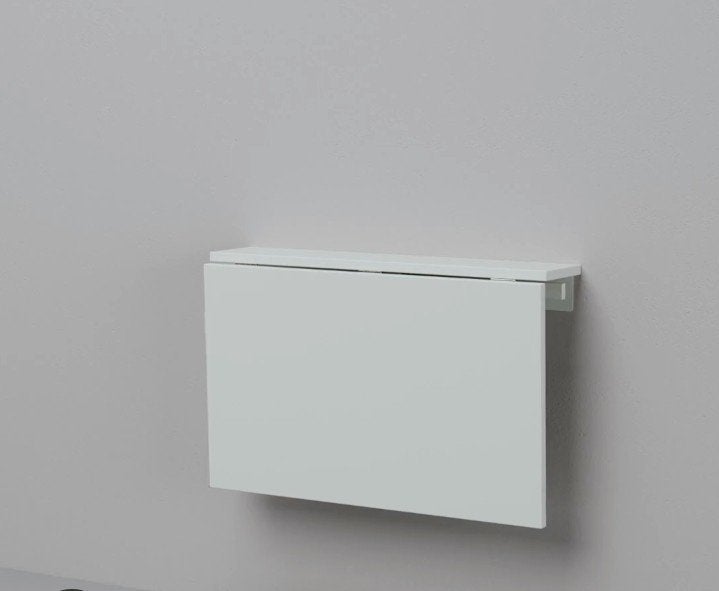 Norbert Ikea opklapbare wandtafel / bureau, Ophalen, 50 tot 100 cm, Tot twee personen, 50 tot 100 cm