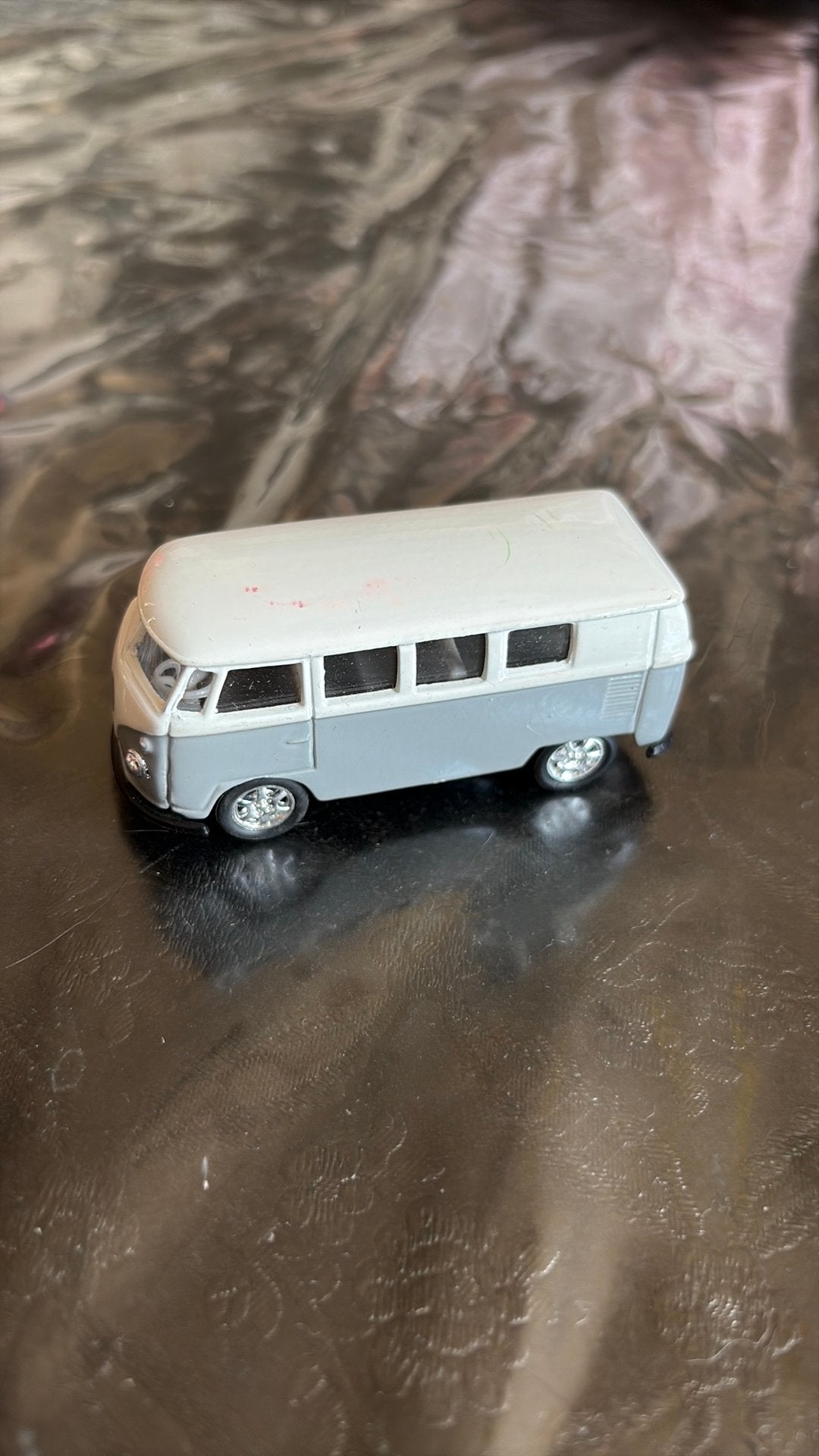 1963 Volkswagen T1 bus Welly, Ophalen of Verzenden, Gebruikt, Bus of Vrachtwagen, Overige merken