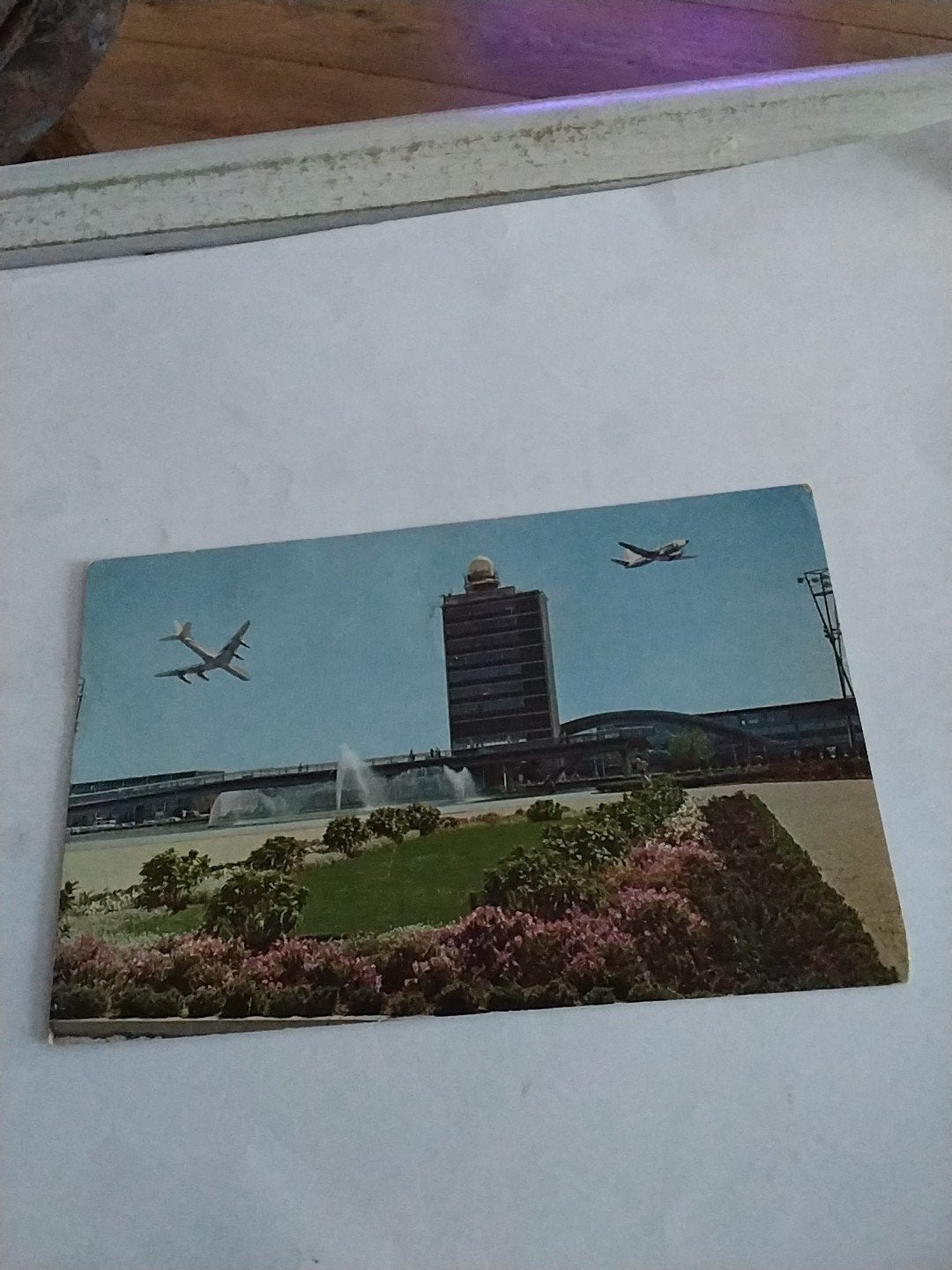 Vintage JFK Airport Ansichtkaart -, Verzamelen, Ophalen of Verzenden, Ongelopen