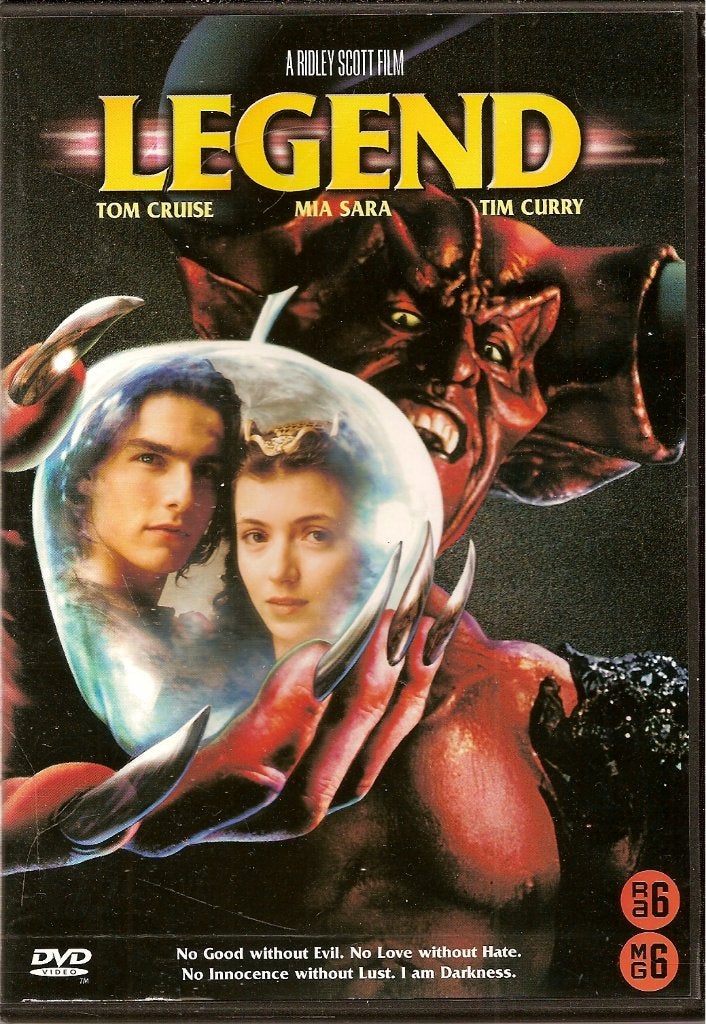 Legend met o.a. Tom Cruise, Mia Sara, Cd's en Dvd's, Vanaf 6 jaar, Ophalen of Verzenden, Nieuw in verpakking, Science Fiction en Fantasy