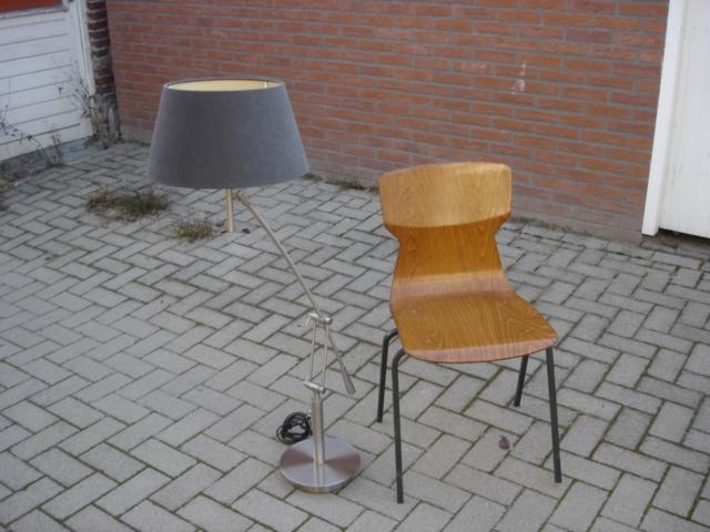 Prachtige zeer grote tafel -/ vloerlamp [ Sompex ], Ophalen, Zo goed als nieuw, Stof, 150 tot 200 cm