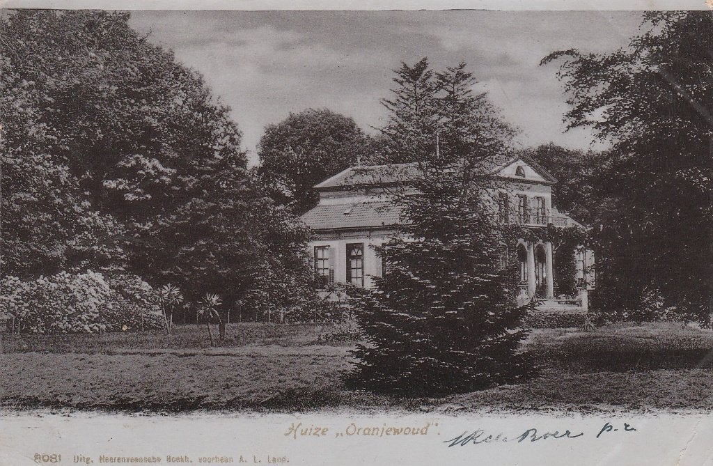 heerenveen- oranjewoud 1904, Ophalen of Verzenden, Voor 1920, Friesland