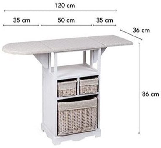 Inklapbaar Strijkbord – Strijkplank – Strijktafel, Corvance B.V., Verzenden, Nieuw, Corvancebol@gmail.com