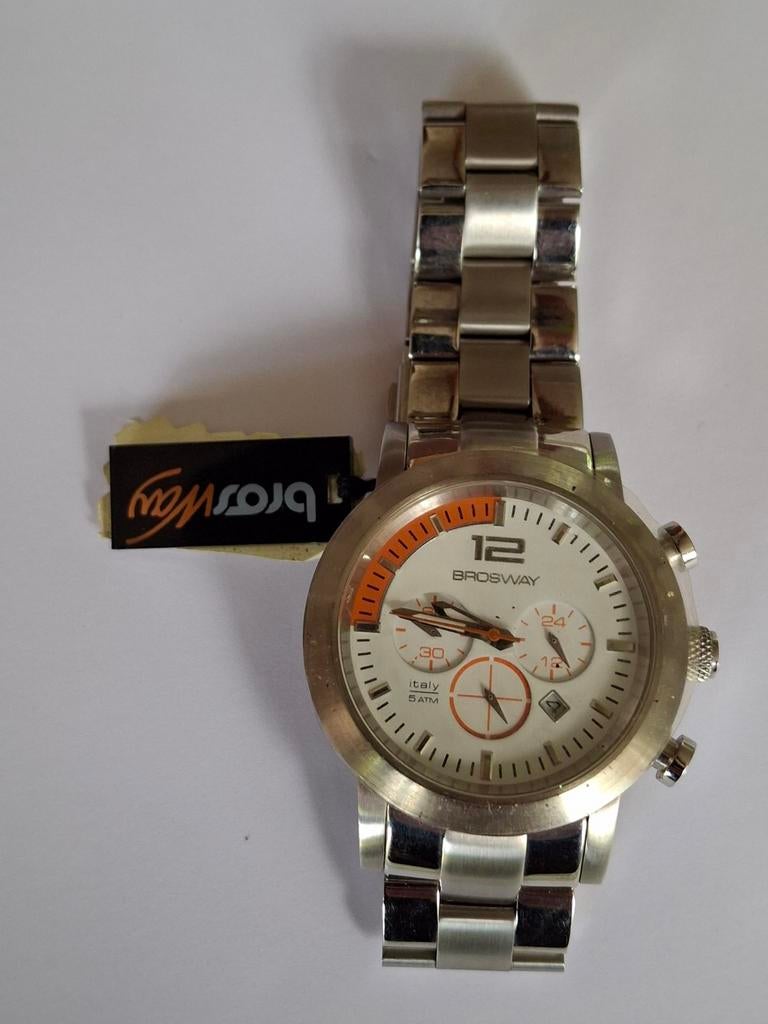 Horloge Brosway WRC07 Italiaans design, Overige merken, Staal, Staal, Polshorloge