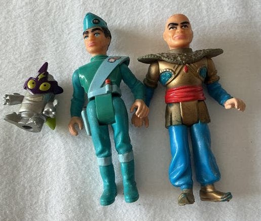 Vintage actiefiguren: Thunderbirds en meer, Ophalen of Verzenden, Zo goed als nieuw