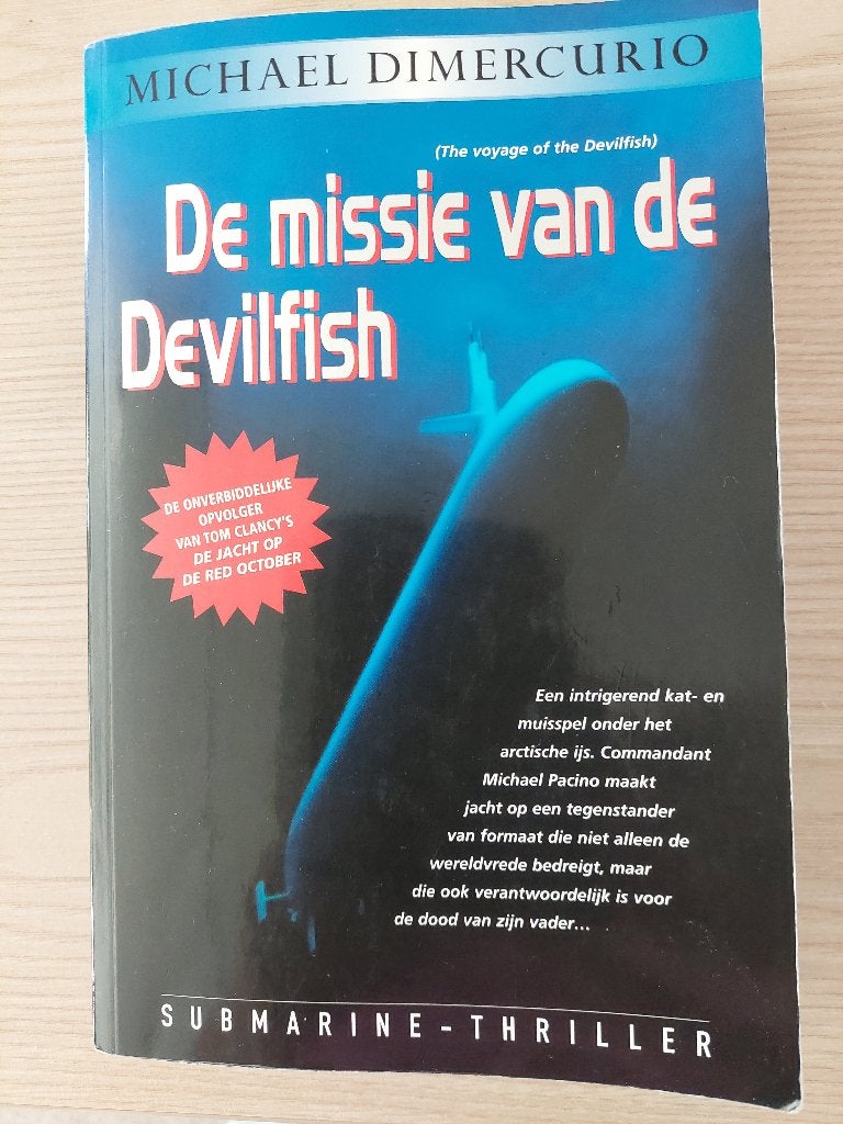 De missie van de Develfish. Schrijver: Michael Dimercurio, Boeken, Ophalen of Verzenden, Zo goed als nieuw, Michael Dimercurio