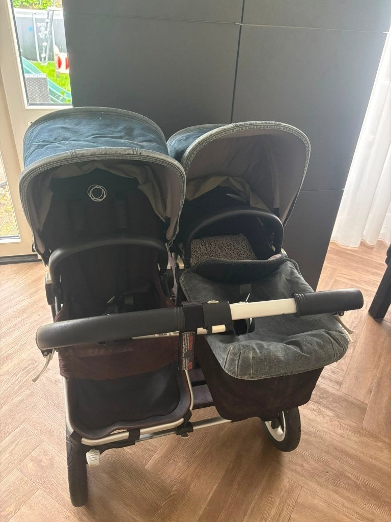 Bugaboo duo diesel limited edition, Ophalen, Gebruikt, Bugaboo, Verstelbare duwstang